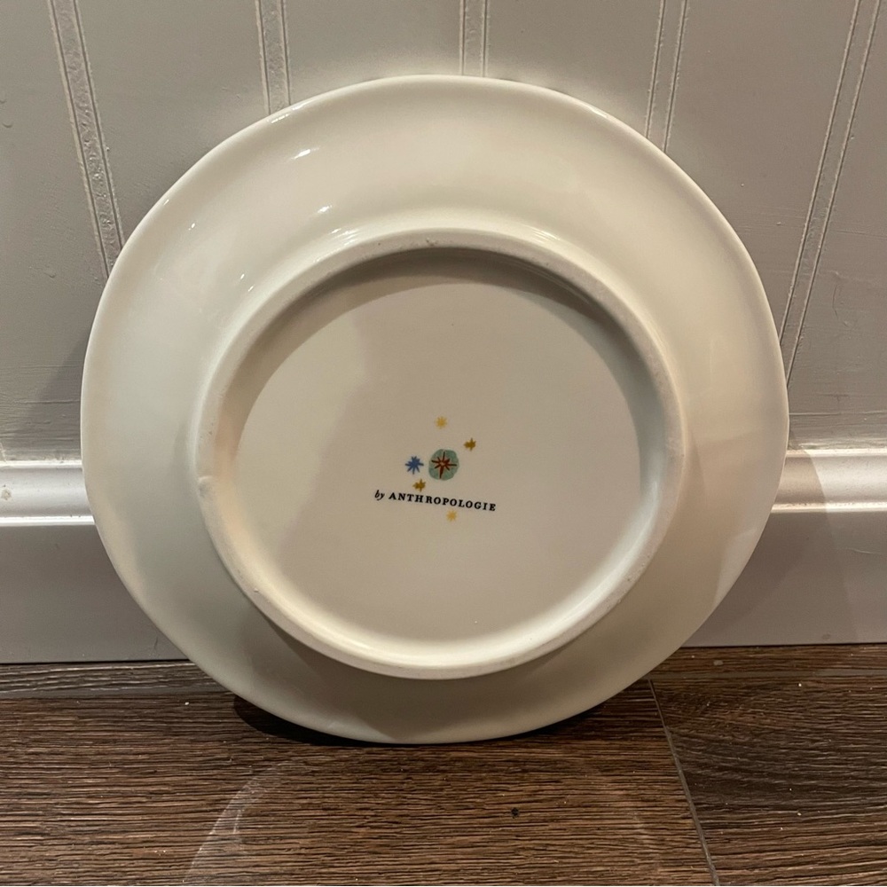 Anthropologie Fortune Dessert Plate Celestial Sun Novelty Print Astrological OS - Picture 2 of 5